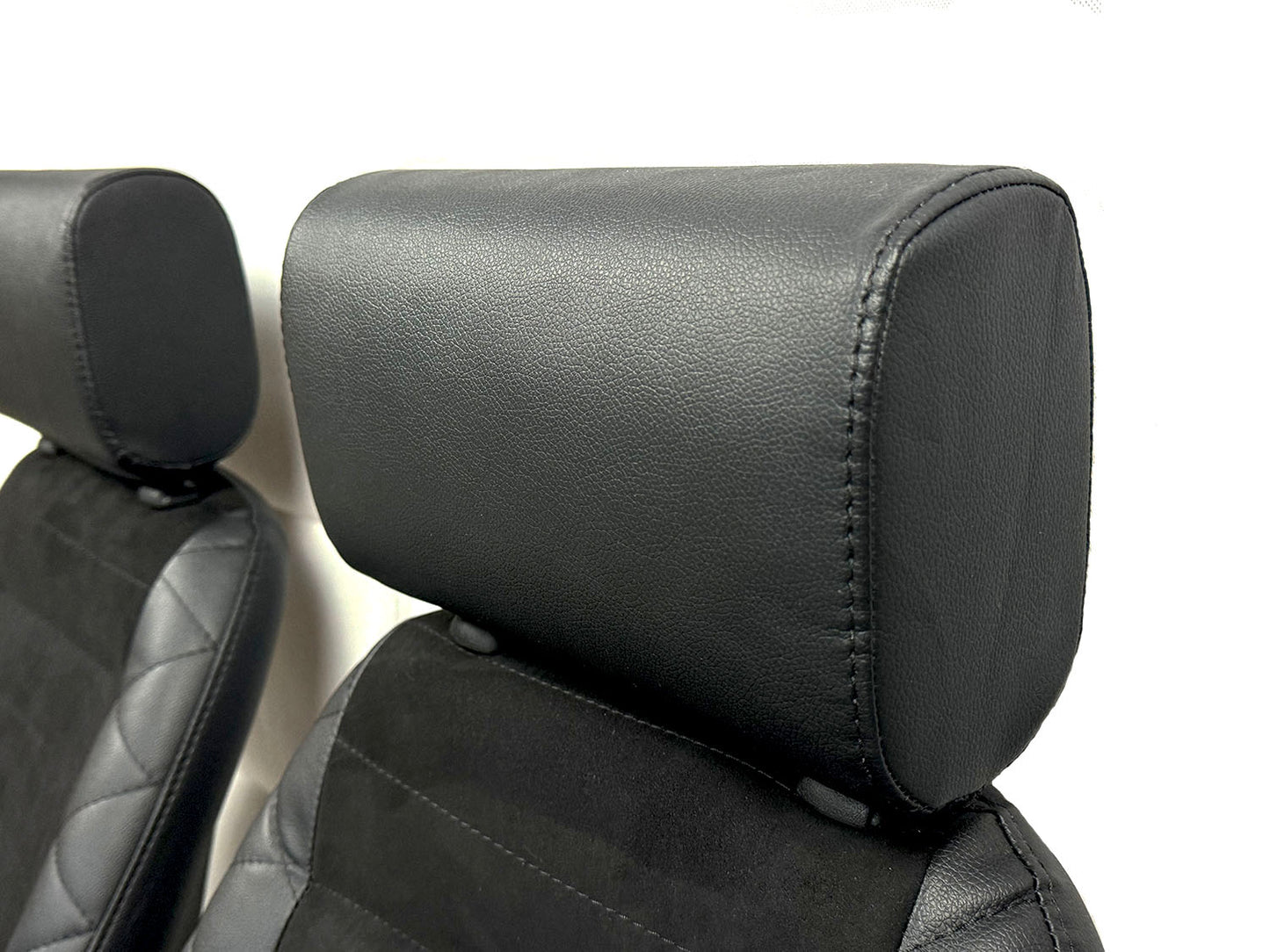 Pair BB1 GT Classic Bucket Seats with Headrests & Runners