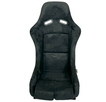 BB5 Suede Fibreglass Bucket Seat + Runners & Sidemounts EXTRA LARGE