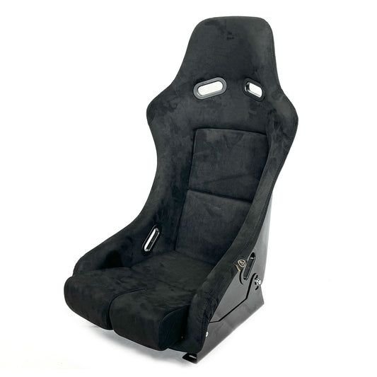 BB5 Suede Fibreglass Bucket Seat + Runners & Sidemounts EXTRA LARGE