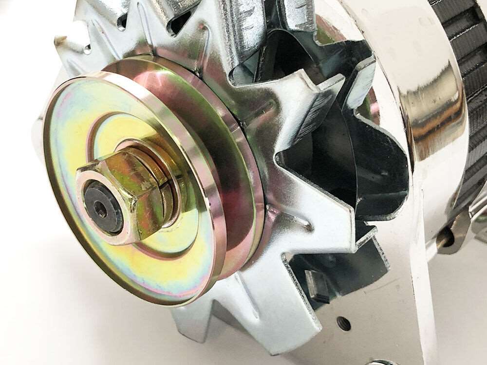 18ACR 65 Amp High Output Chrome Alternator