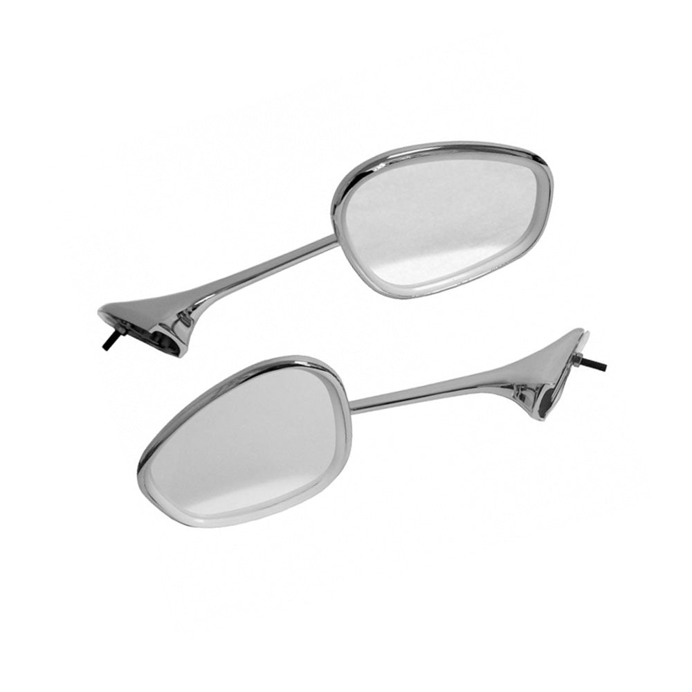 Pair Swan Neck Albert Chrome Mirrors Fits VW Beetle Bug T1 upto 1966