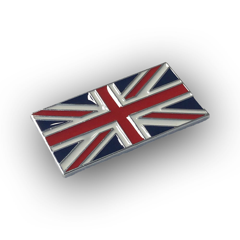 Union Jack Enamel Badge Self Adhesive 52mm x 31mm