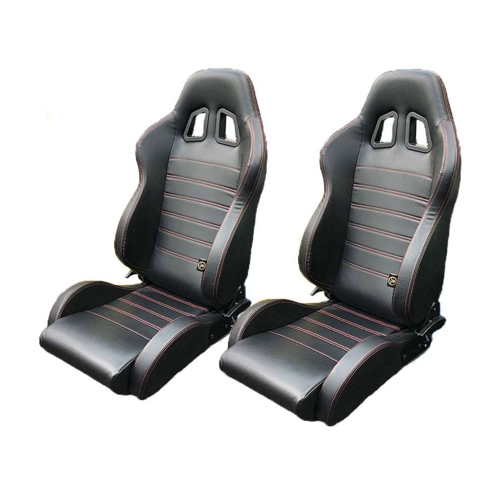 Pair BB4 Reclining Tilting Bucket Sports Seats Universal Design