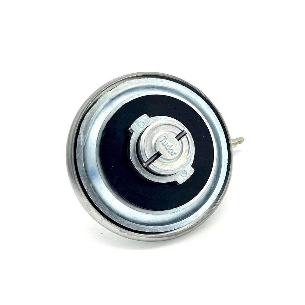 Tudor Locking Chrome Stainless Steel Fuel Cap For Ford Escort MK1 & MK2