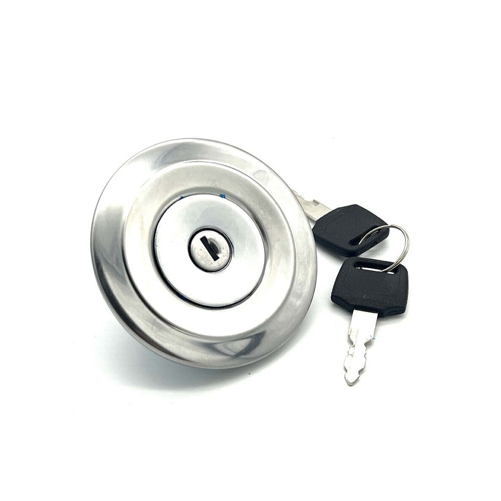 Tudor Locking Chrome Stainless Steel Fuel Cap For Ford Escort MK1 & MK2