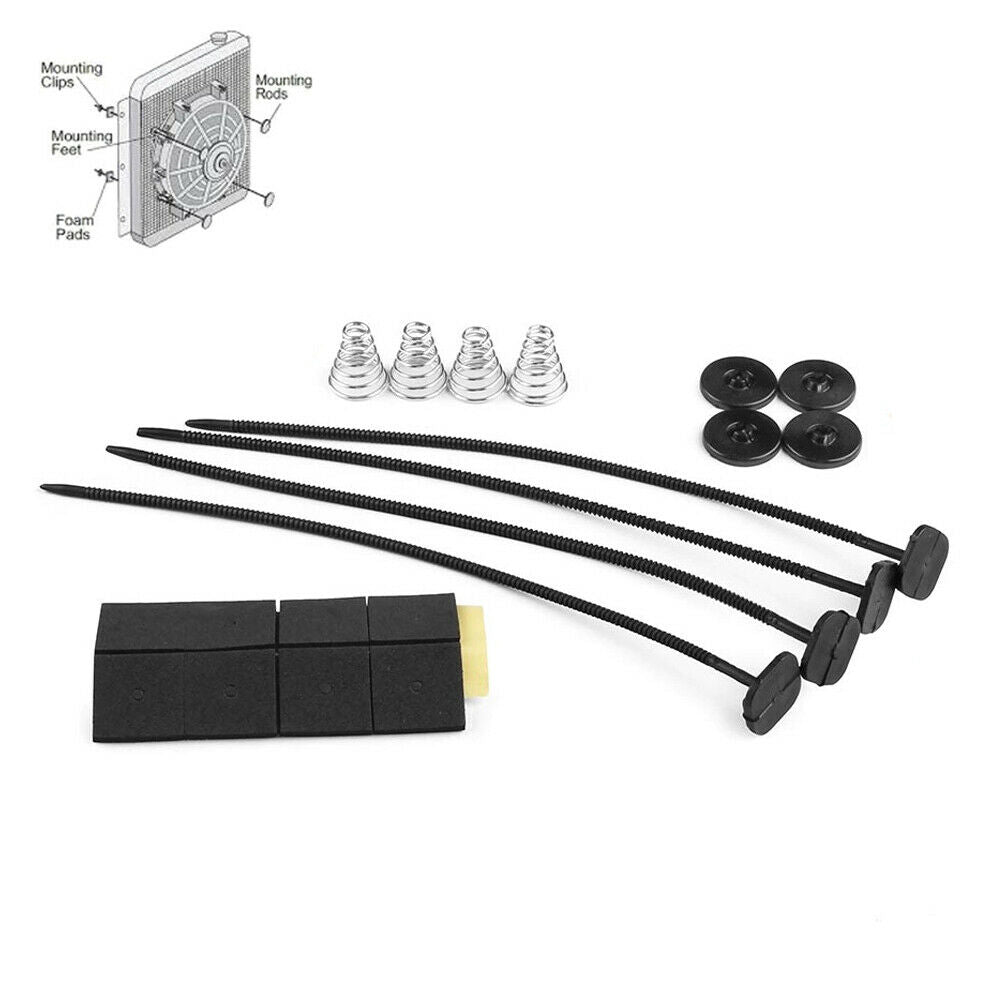 12" 220w High Power 12v Engine Radiator Cooling Fan