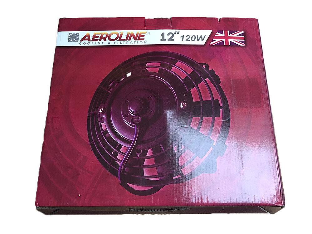 12" 120w Aeroline Slimline 12v Radiator Cooling Fan
