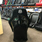 BB5 Slim Lightweight Fibreglass Fixed Bucket Seat + Sidemounts & Runners