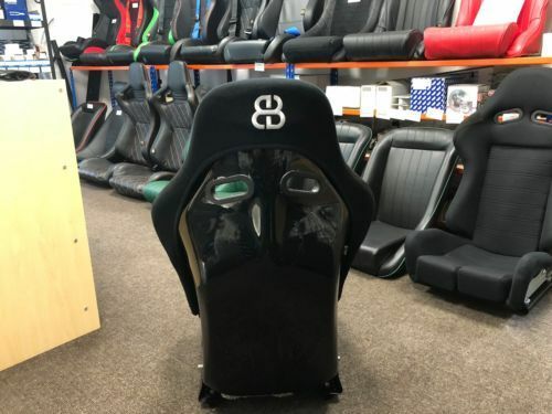 BB5 Slim Lightweight Fibreglass Fixed Bucket Seat + Sidemounts & Runners