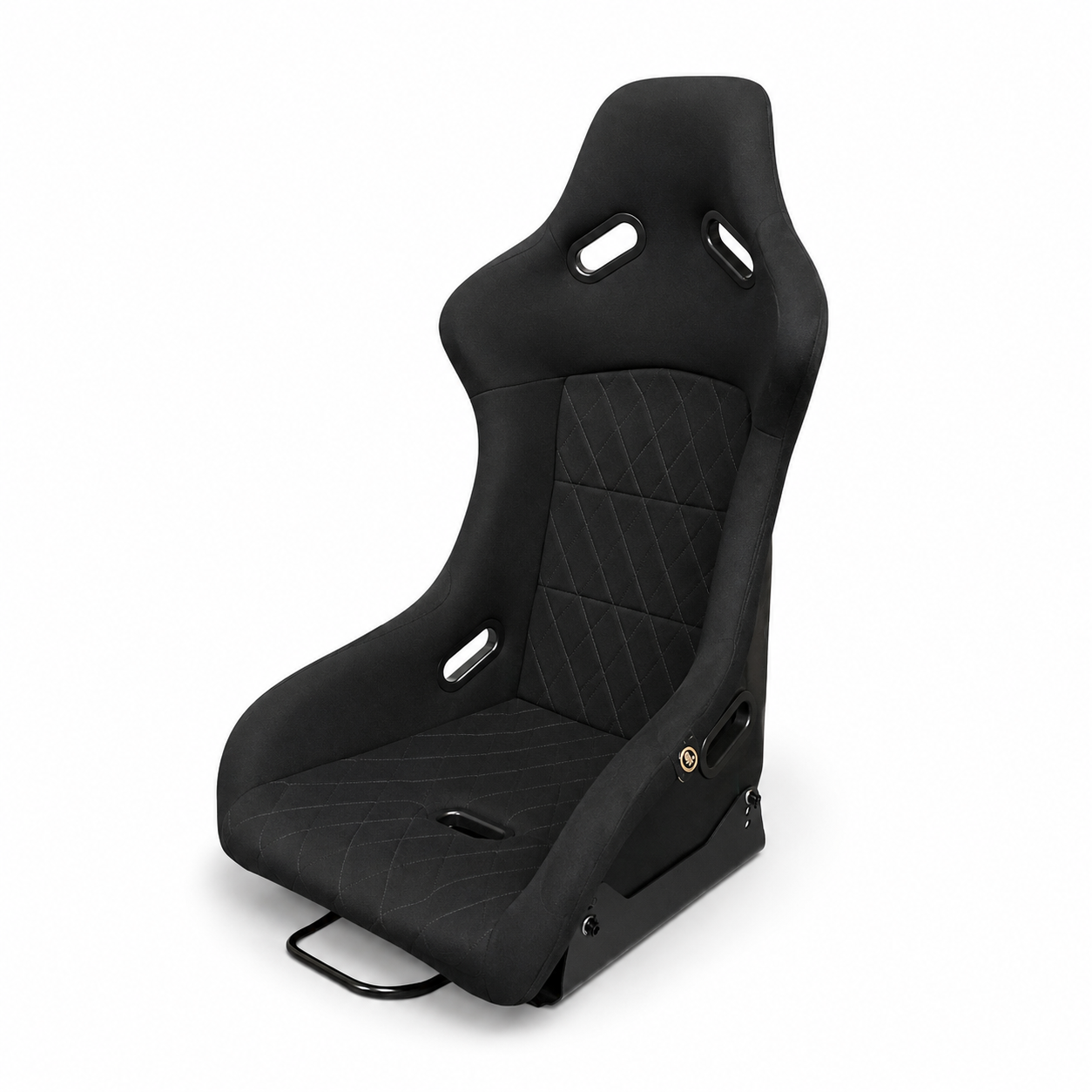 BB5 Wide XL Diamond Stitched Fixed Fibreglass Bucket Seat