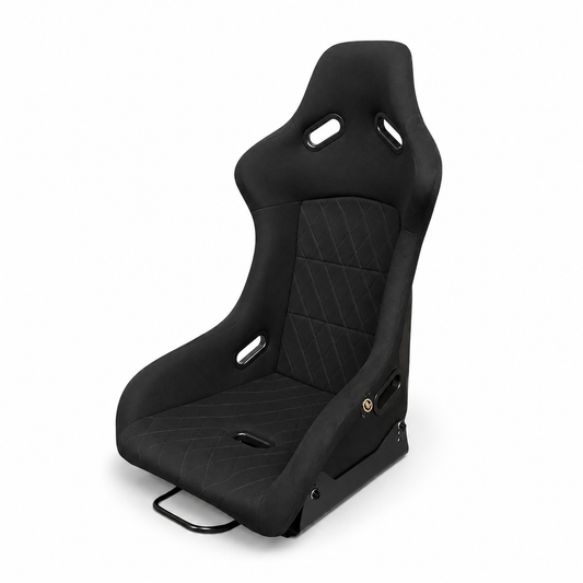 BB5 Wide XL Diamond Stitched Fixed Fibreglass Bucket Seat