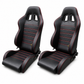 Pair BB4 Reclining Tilting Bucket Sports Seats Universal Design