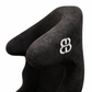 BB5 RS Black Suede Fibreglass Bucket Seat Large + Runners & Sidemounts