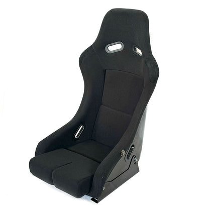 BB5 Slim Lightweight Fibreglass Fixed Bucket Seat + Sidemounts & Runners