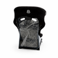 BB5 RS Black Suede Fibreglass Bucket Seat Large + Runners & Sidemounts
