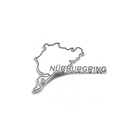 Classic Car Nürburgring Badge Emblem Chrome Self Adhesive