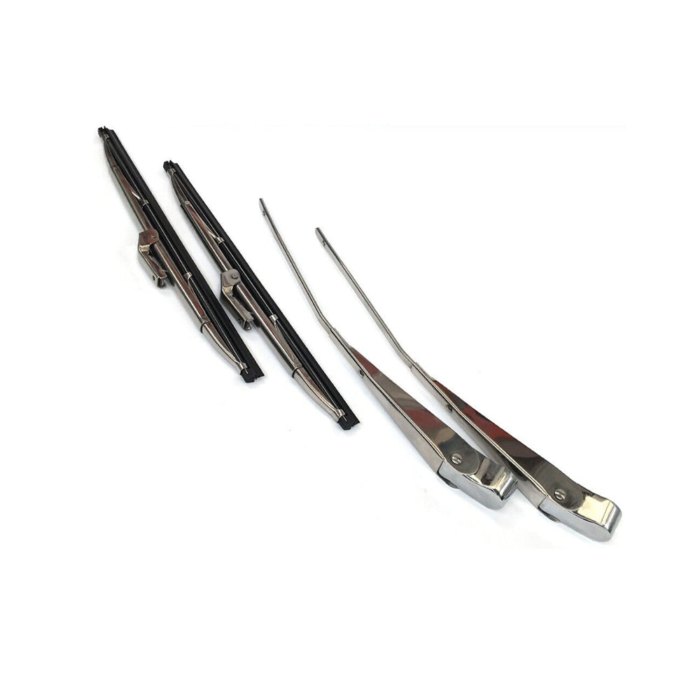 thumbnail image 2 of Austin Mini Stainless Steel Wiper Kit - Arms, Blades, Bezels & Twin Jet Washer Bottle 2 of 3