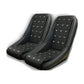 Pair BB2 Classic Low Back Pepperpot Bucket Seats + Runners