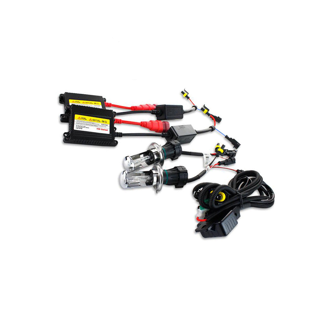 HID BI-XENON High/Low Beam Conversion Kit - 9004/9007/H4 Compatible, Multiple Color Temperatures