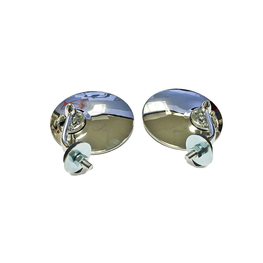 Pair Classic Lucas Style Wing Mirrors Convex