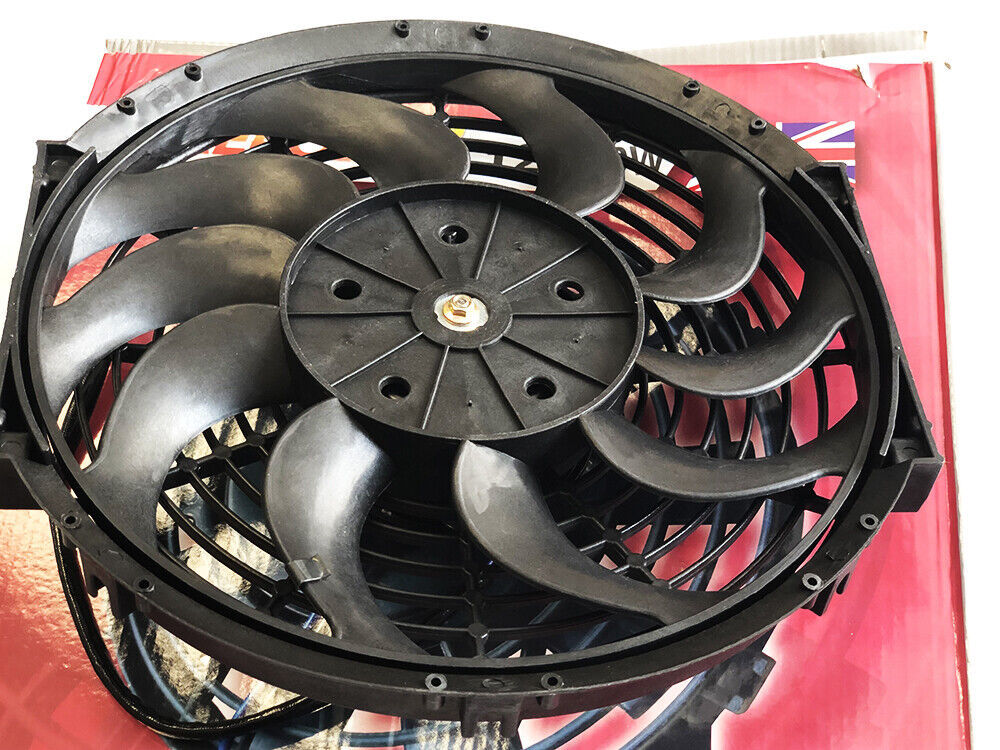 DAVIES CRAIG 14" Hi-Power Electric Thermo Fan (12V) With Mounting Hardware - Part #0107+#1000